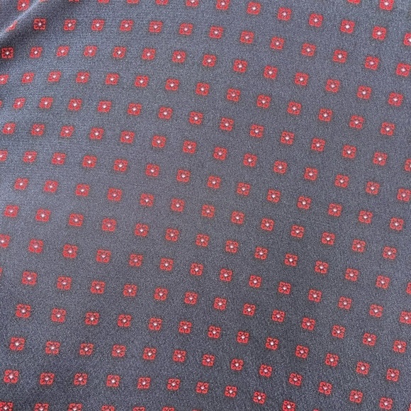 Tory Burch Wool and Silk Blend Long Sleeve Panel Front Printed Blouse - Picture 5 of 7